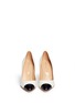 Figure View - Click To Enlarge - SERGIO ROSSI - 'Mexico' contrast toe cap leather pumps