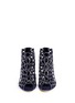 Figure View - Click To Enlarge - SERGIO ROSSI - 'Mermaid' strass suede caged booties