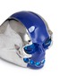 Detail View - Click To Enlarge - ALEXANDER MCQUEEN - Stripe skull ring