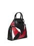 Figure View - Click To Enlarge - ALEXANDER MCQUEEN - 'De Manta' large abstract cutout leather tote bag