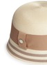 Detail View - Click To Enlarge - ARMANI COLLEZIONI - Wide ribbon cloche hat
