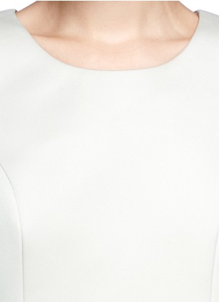 Detail View - Click To Enlarge - ARMANI COLLEZIONI - Sleeveless cady shift dress