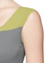 Detail View - Click To Enlarge - ARMANI COLLEZIONI - Colourblock stretch knit top