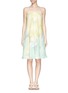 Main View - Click To Enlarge - ARMANI COLLEZIONI - Watercolour floral silk chiffon camisole dress