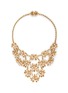 Main View - Click To Enlarge - MIRIAM HASKELL - Glass pearl floral bib necklace