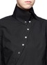 Detail View - Click To Enlarge - MC Q - Asymmetrical cotton shirt