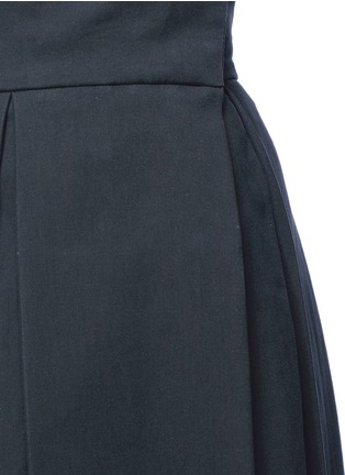 Detail View - Click To Enlarge - THE ROW - 'Kanu' pleated twill skirt