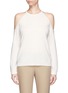 Main View - Click To Enlarge - THEORY - 'Toleema B' cold shoulder cashmere sweater