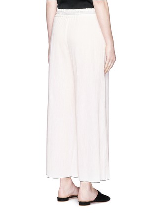 Back View - Click To Enlarge - THEORY - 'Laudine PM' drawstring wide leg pants