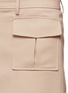Detail View - Click To Enlarge - THEORY - 'Lupah' patch pocket mini skirt
