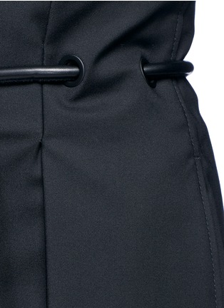 Detail View - Click To Enlarge - 3.1 PHILLIP LIM - Origami pleat tie waist cropped pants