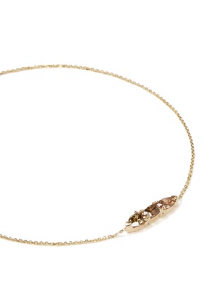 Detail View - Click To Enlarge - XIAO WANG - 'Stardust' diamond 14k yellow gold chain bracelet