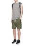Figure View - Click To Enlarge - NLST - Cotton cargo shorts