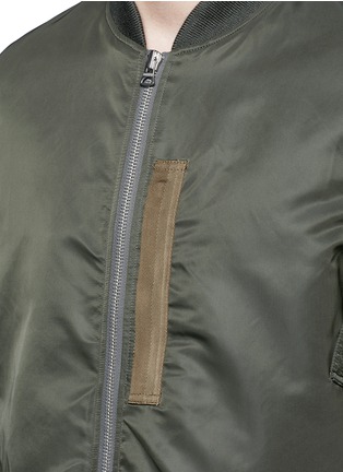 Detail View - Click To Enlarge - NLST - Oversized flight jacket
