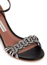 Detail View - Click To Enlarge - TABITHA SIMMONS - 'Lotti' braided leather wedge sandals