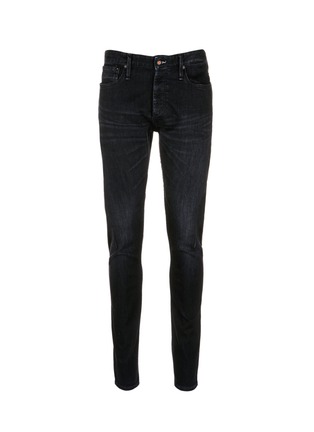Main View - Click To Enlarge - DENHAM - 'Cross' carrot fit jeans