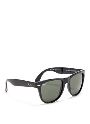 Figure View - Click To Enlarge - RAY-BAN - 'Wayfarer Folding Classic' acetate sunglasses