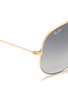 Detail View - Click To Enlarge - RAY-BAN - 'Aviator Large Metal' gradient sunglasses