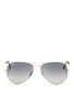 Main View - Click To Enlarge - RAY-BAN - 'Aviator Large Metal' gradient sunglasses