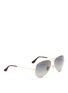 Figure View - Click To Enlarge - RAY-BAN - 'Aviator Large Metal' gradient sunglasses