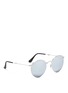 Figure View - Click To Enlarge - RAY-BAN - 'RB3532 Folding Round' metal sunglasses