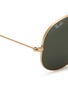 Detail View - Click To Enlarge - RAY-BAN - 'Outdoorsman II' tortoiseshell brow bar aviator sunglasses
