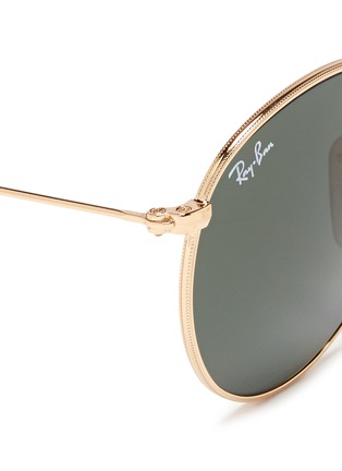 Detail View - Click To Enlarge - RAY-BAN - 'RB3532 Folding Round' metal sunglasses