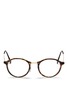 Main View - Click To Enlarge - RAY-BAN - 'RB7073' tortoiseshell acetate round optical glasses
