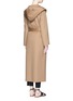 Back View - Click To Enlarge - THE ROW - 'Muna' wool melton belted wrap coat