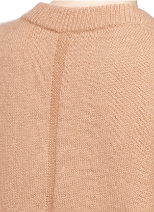 Detail View - Click To Enlarge - THE ROW - 'Manta' cashmere-silk V-neck long sweater