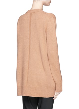 Back View - Click To Enlarge - THE ROW - 'Manta' cashmere-silk V-neck long sweater