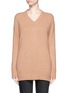 Main View - Click To Enlarge - THE ROW - 'Manta' cashmere-silk V-neck long sweater