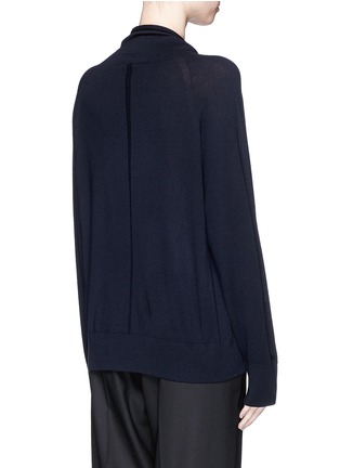 Back View - Click To Enlarge - THE ROW - 'Andel' wool-cashmere cowl neck sweater