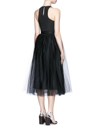 Back View - Click To Enlarge - ELIZABETH AND JAMES - 'Aneko' layered tulle skirt dress