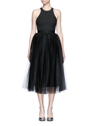 Main View - Click To Enlarge - ELIZABETH AND JAMES - 'Aneko' layered tulle skirt dress