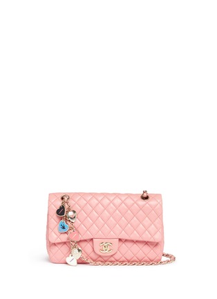 Main View - Click To Enlarge - VINTAGE CHANEL - Valentine's special edition 2.55 quilted lambskin leather bag