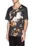 Front View - Click To Enlarge - ALEXANDER MCQUEEN - Floral print front T-shirt