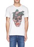 Main View - Click To Enlarge - ALEXANDER MCQUEEN - Feather skull print T-shirt