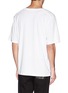 Back View - Click To Enlarge - ALEXANDER MCQUEEN - Feather ribcage print T-shirt