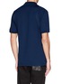 Back View - Click To Enlarge - ALEXANDER MCQUEEN - Poplin harness polo shirt