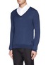 Front View - Click To Enlarge - ALEXANDER MCQUEEN - V-neck cashmere sweater