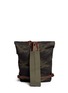 Back View - Click To Enlarge - SEVENTY EIGHT PERCENT - 'Jurgen' camouflage canvas backpack