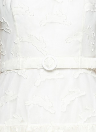Detail View - Click To Enlarge - CHICTOPIA - Bunny pattern organza dress