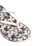 Detail View - Click To Enlarge - TORY BURCH - 'Thandie' tie dye print wedge thong sandals