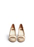 Figure View - Click To Enlarge - TORY BURCH - 'Majorca' canvas espadrille wedge sandals