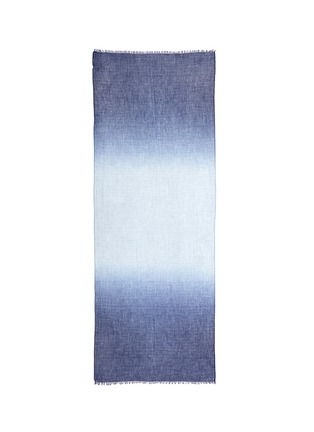 Main View - Click To Enlarge - ARMANI COLLEZIONI - Ombré silk-wool scarf