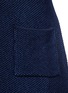 Detail View - Click To Enlarge - ARMANI COLLEZIONI - Basketweave intarsia knit long cardigan