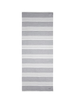 Main View - Click To Enlarge - ARMANI COLLEZIONI - Bayadere stripe cotton blend scarf