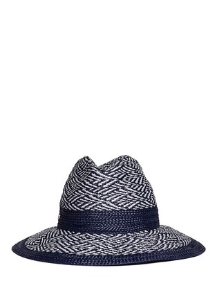 Main View - Click To Enlarge - ARMANI COLLEZIONI - Wide rim panama hat