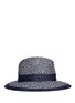 Figure View - Click To Enlarge - ARMANI COLLEZIONI - Wide rim panama hat
